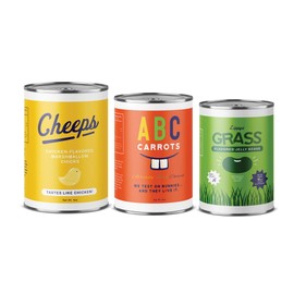 CAN-O-GRAMS Fillable Easter Gift Canister Set (Better Than Chocolate Bunnies) Fill With Easter Goodies for Family, Friends Or Events - Gift Box Replacement Can For Presents, Money, Gift cards, Candy &