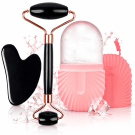 Ice Face Roller for Cooling Facial Massage – Reusable Rubber Skincare Tool for Daily Beauty Routines