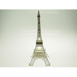 rackcraft.com 20" XXL Gold Silver Black Brown Eiffel Tower France French Parisian Statue Piece Silver