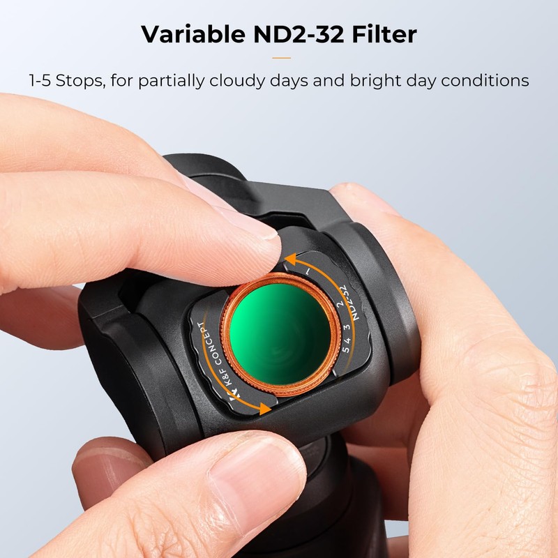 K&F Concept Variable ND2-32 Filters for DJI Osmo Pocket 3