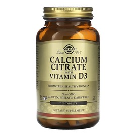 Citrato De Calcio Con Vitamina D3 Salud Osea 120 Tabletas