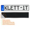LP A160-1 Number Plate Holder Frameless Original Velcro IT Number