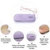 LZYMSZ 4 Sets Glasses Case, Portable Canvas Hard Case Glasses