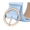 MESHIKAIER 41 x 1.3 inch Elegant Women's PU Leather Casual