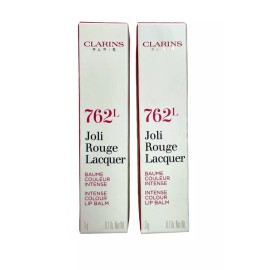 Clarins Joli Rouge Lacquer Intense Lip Balm(3g/0.1oz/ - Lot Of 1