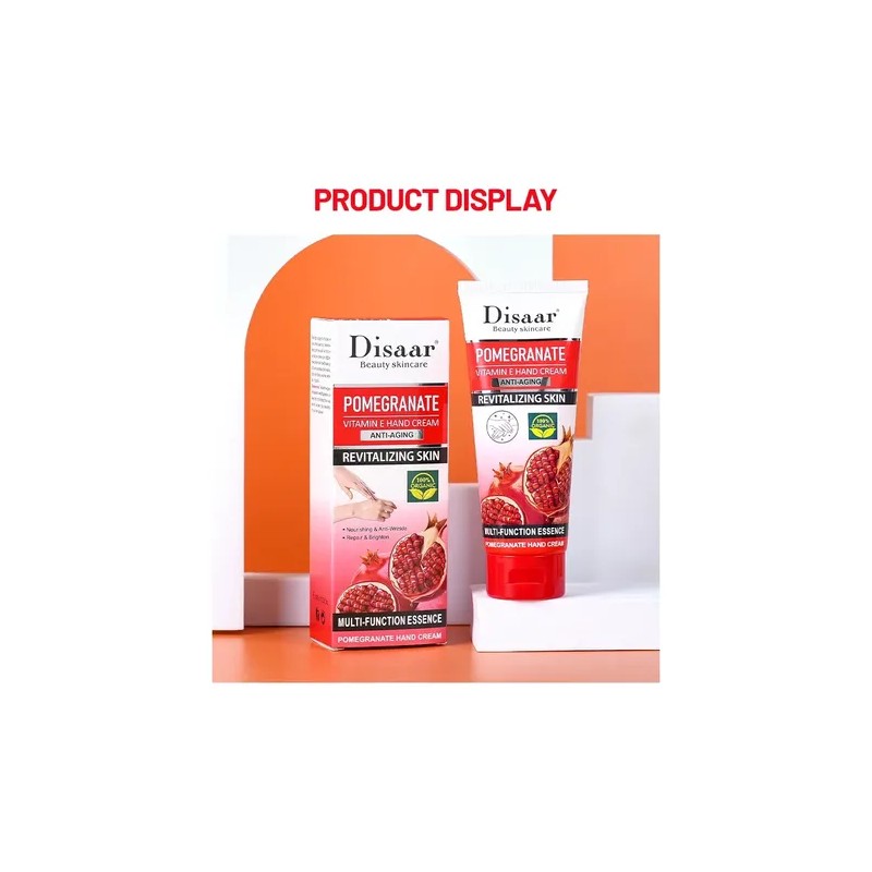 Crema Para Manos Con Vitamina E Y Granada Natural (60g)