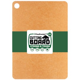 Freshware Wood Cutting Board for Kitchen, Dishwasher Safe, X Large, 18" x 13", Natural