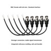 MEIRIYFA BNC Pigtail Cable Bare Wire, BNC Female Coaxial Connector