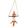 Sass & Belle Woodland Fun Festive Fox Hanging Felt Decoration
