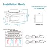 yanliangvich Bathroom Exhaust Fan with Light, 8 Inch Exhaust Fan