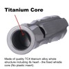 Titanium Whistle EDC Whistle Emergency Survival Safety Loud 120dB Whistle