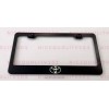 Unbranded Toyota Logo Engrave Etched Stainless Steel Finished License Frame