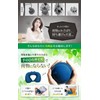 ネックピロー ポンプ式 U型まくら ダブルバルブ 携帯枕 【ヘッドレスト付き】首枕 エアーピロー くびまくら 手動プレス式膨らませる ねっくぴロー