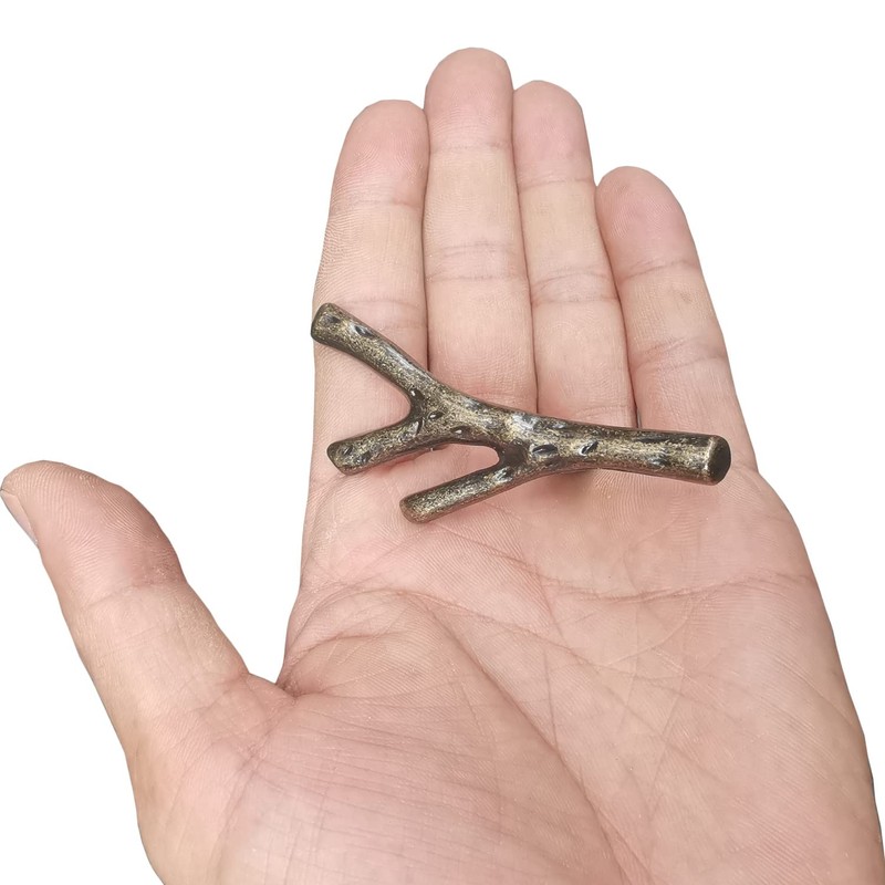 ESreake 4 Pack Branch Knobs Vintage Tree Twig Drawer Cabinet