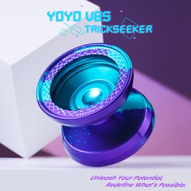 MAGICYOYO V8S Yoyo for Kids 8-12, Professional Finger Spin Yo Yo for Beginners & Advanced, Dual Mode Yoyo Responsive & Unresponsive, Trick Yo Yo with 12 YoYo Strings + Yo-yo Case