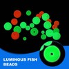 YELARXI Fishing Beads Glow Soft Plastic Fish Rigs 4 mm