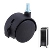 4pcs Casters Screw Casters Screw-in M8 Cart Chair with Stopper