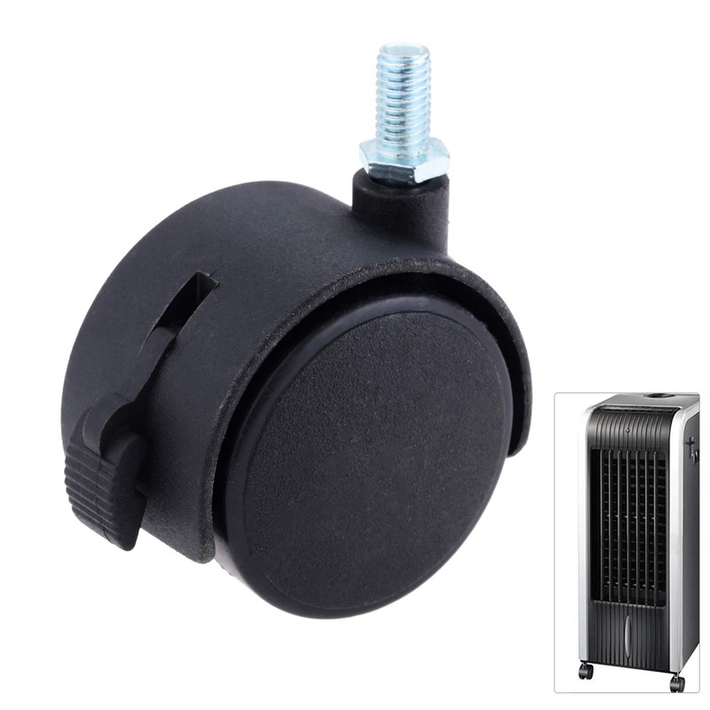 4pcs Casters Screw Casters Screw-in M8 Cart Chair with Stopper