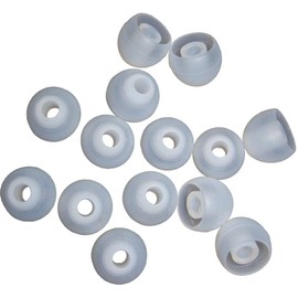Xcessor 7 Paar (Satz Mit 14 Stück) Silikon Ohrpolster Ohrstöpsel Für In-Ear Ohrhöre. Kompatibel Mit Den Meisten In-Ohr Markenkopfhörern. (Mittel, Halbtransparent)