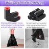 AOSULI Black Bin Liners 10 L with Drawstring Small Bin