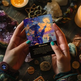 Akashic Oracle Cards: 75 Cards for Beginners, Energy Healing, Clear Karmic Influences