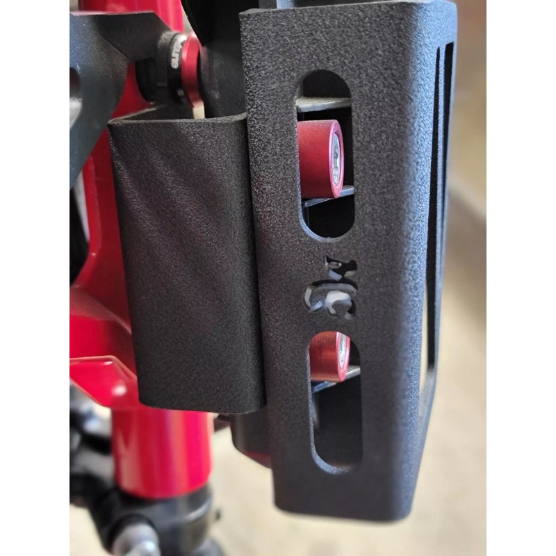 MOJO CUSTOMS TOOLBOX GUARD AND RELOCATING BRACKET FOR HONDA TRAIL