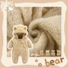UVIPC Baby Fleece Sweater Romper Hooded Jumpsuit Snowsuit Bear Outfits