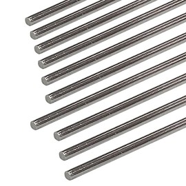 Hikari Molle Aluminum Round Bar 533 39.4 x 0.1 inches (1000 x 3 mm), Set of 10