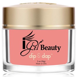 iGel - 100% Pure Nail Acrylic/ Dipping Powder - Dip & Dap Collection (DD185 - Nectarine)