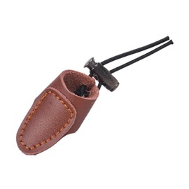 Perfeclan Soft Thumb Ring Archery Finger Guard for Reurve Bow Finger Guard for Traditional Archery Shooting Glove Brown