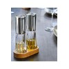 AdHoc Menage Crystal Oil Dispenser and Vinegar Dispenser Clear