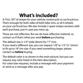 CGD Gracphis FLUORESCENT NEON DAYGLO YELLOW RIM STRIPES WHEEL DECALS TAPE STICKERS GSXR 600