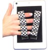 LAZY-HANDS 4-Loop Grips (x2 Grips) for e-Readers - XL (Black