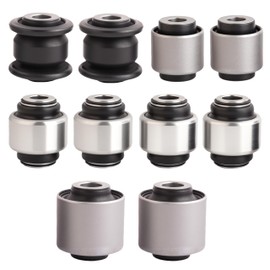 10 Pcs Rear Suspension Knuckle Bushing Kit Compatible With Ford Explorer Police Interceptor Utility 2011-2019 Replace For BB5Z5B758A BB5Z5B759A DB5Z5B758B DB5Z5B759B