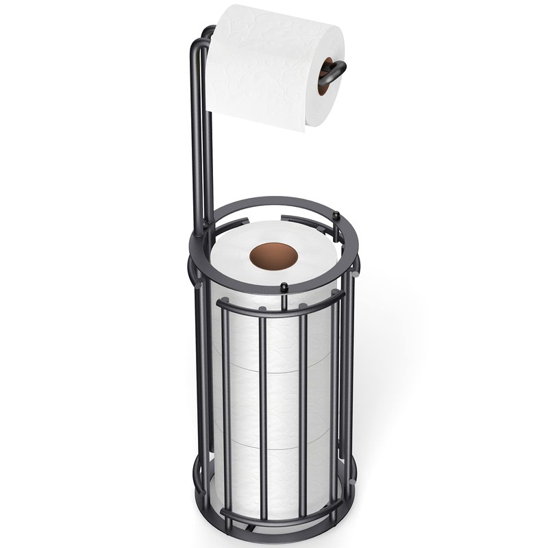 Meangood Toilet Paper Holder Stand and Tissue Paper Roll Dispenser