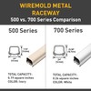 Legrand Wiremold B-17 Metal Raceway for Extending Power, 500 Series,