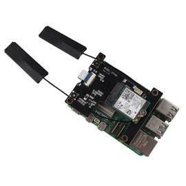 ZDE ZP590B PCIE to WiFi7 Expansion Board PCIE to M.2 E-Key Module Adapter for Raspberry Pi 5 PCIE to WiFi 7 Adapter Board Support Google TPU BE200 AX210 AX200 MT7922