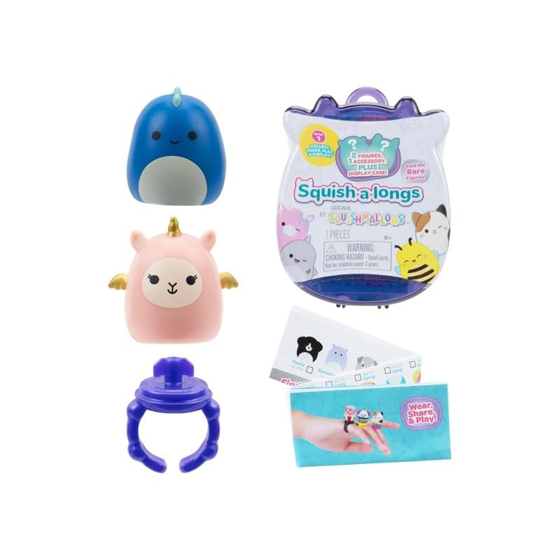 Squish-a-longs by Squishmallows - Mystery (1 Pack Chosen at Random)
