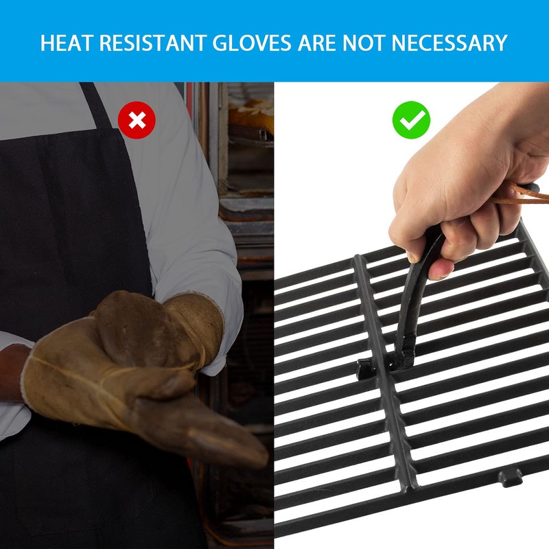 AJinTeby Grill Grate Lifter Cast Iron Universal Cooking Grid Lifter