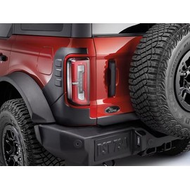 OEM M-1447-SC2 Black & Smoke Chrome Rear Tailgate Emblem for 2021-2024 Ford Bronco