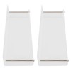 2Pcs Floating Wall Ledge Shelf Acrylic Concealed Bathroom Rack for