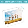 HIIMIEI Acrylic Picture Frame, 13 x 18 cm, Magnetic Photo
