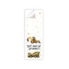 12 Invitation Cards for 5th Children's Birthday Digger Construction Site