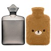 samply Hot Water Bottle with Cute Cover,2L Hot Water Bag