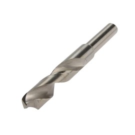 Faithfull FAIBD22PRO Blacksmiths Professional Reduced Shank HSS Drill Bit 22mm For: Hardened Alloy, Alloy, Carbon, and Stainless Steel, Cast Iron, Wood and Plastics