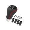 INFINAUTO Black Universal 6 Speed Car Gear Shift Knob PU