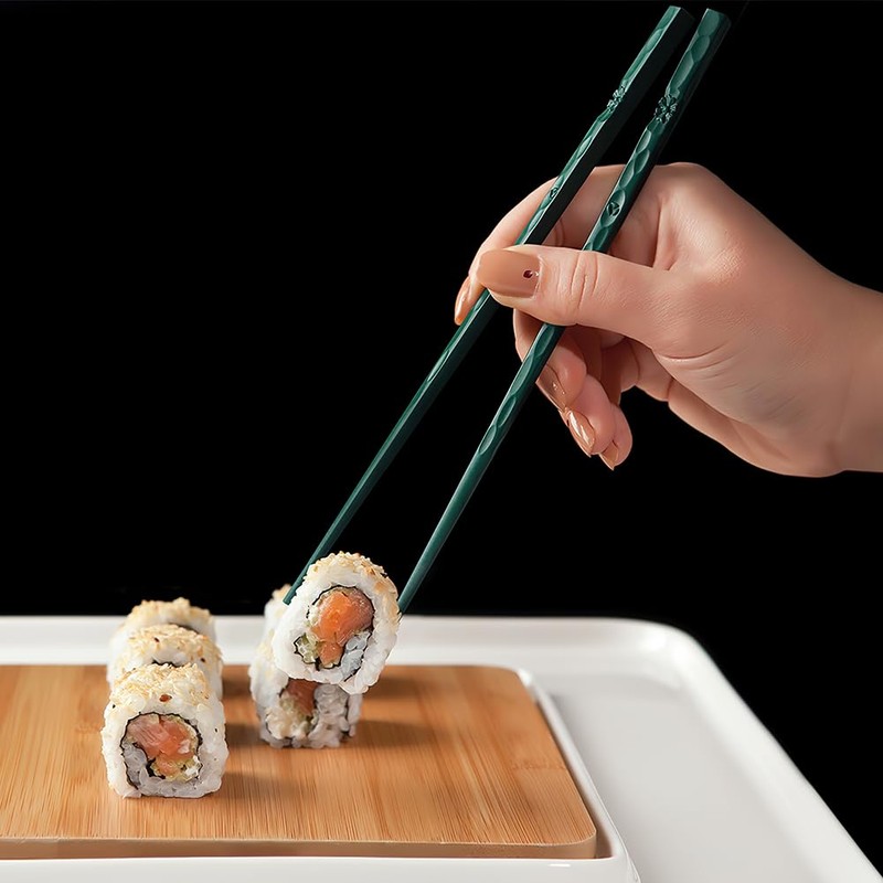 Chopsticks, Reusable Fiberglass Chopsticks for Gift, 5 Pairs Japanese Chinese