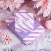 LeZakaa Reversible Christmas Wrapping Paper Roll - Christmas Tree, Pink