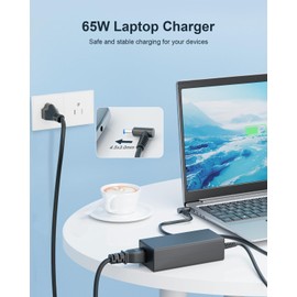 65W 45W Laptop Charger for HP Pavilion x360 11 13 14 15 17, Elitebook 840 850 G5, ProBook 450 G8 G9 640 650 G5, Zbook 14u G4, Envy Smart 19.5V 3.33A AC Adapter Power Supply Cord