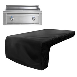 Cover for Lynx Asado Built-in Grill,Heavy Duty 600D Waterproof Outdoor Grill Burner Cover with Plush Lining,28''L x 30''W x 14''H,Black